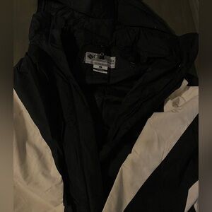 Columbia Black Jacket with Blue Accent